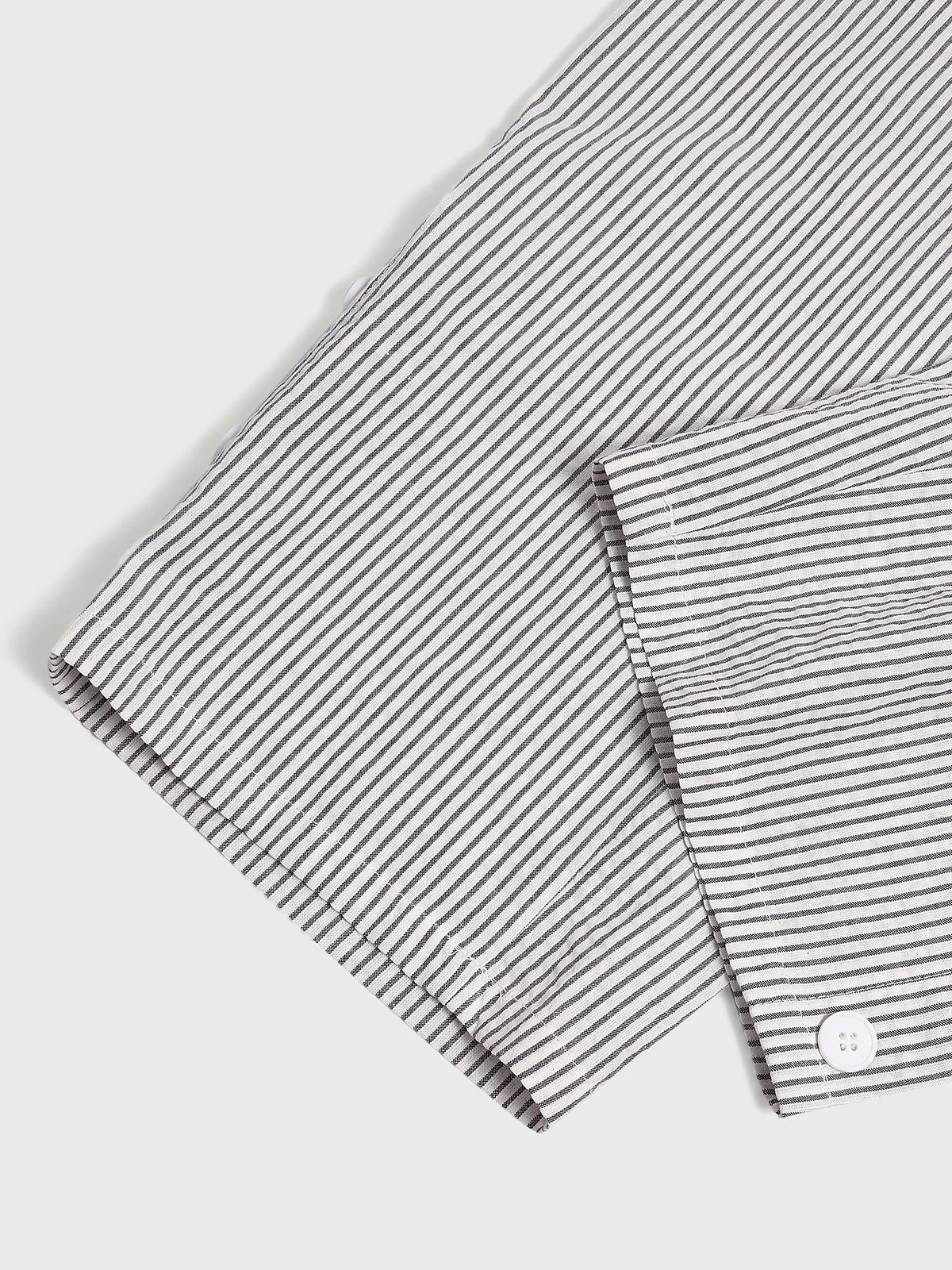 JFN Casual Striped Cotton-blend Blends Geometric Pants