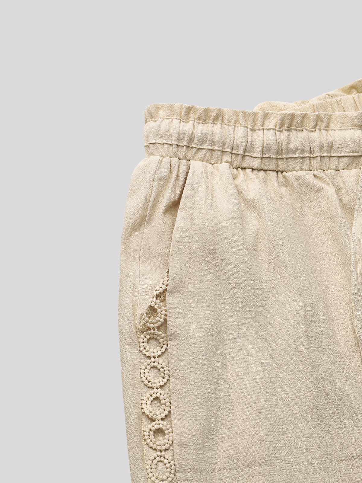JFN Cotton Casual Plain Loose Pants