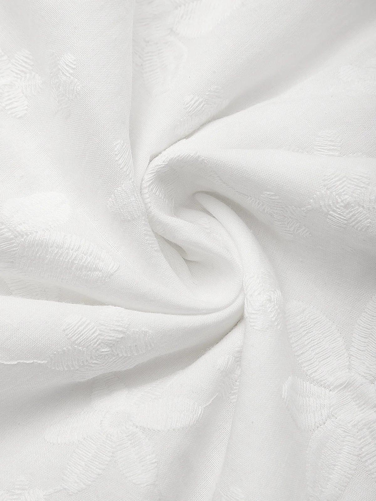 JFN Loose Cotton-blend Plain Dress