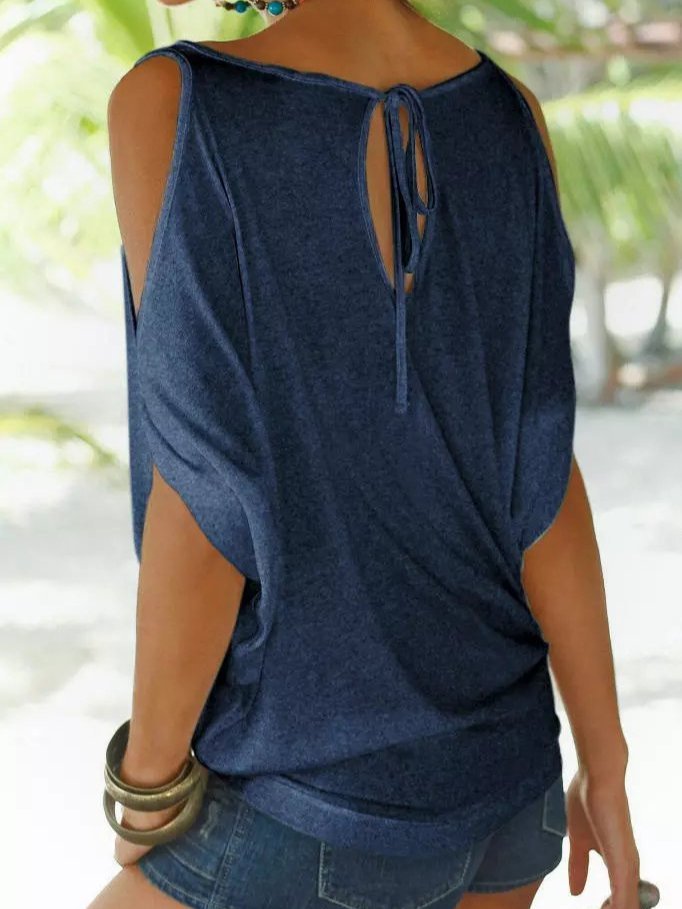 You Had Me At Day Drinking Cold Shoulder Blouse
