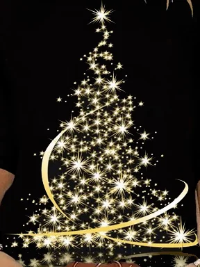 Christmas tree Crew Neck T-shirt