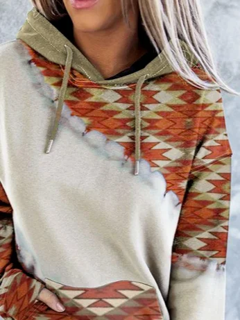 Tribal Regular Fit Hooded Casual Long sleeve Sweatshirts