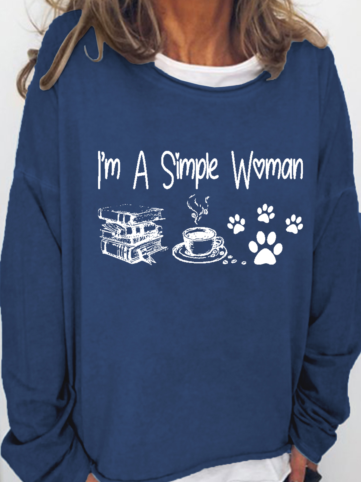 Women's Crew Neck Animal Simple Spring/Fall Long Sleeve Sweatshirt