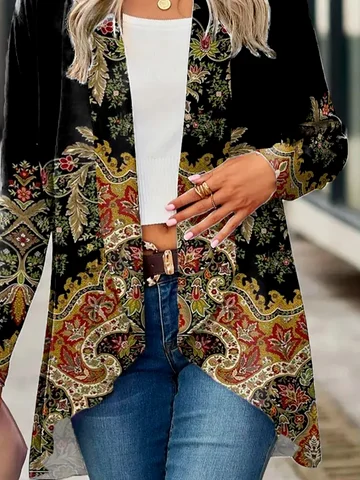 Plus size Ethnic Casual Kimono