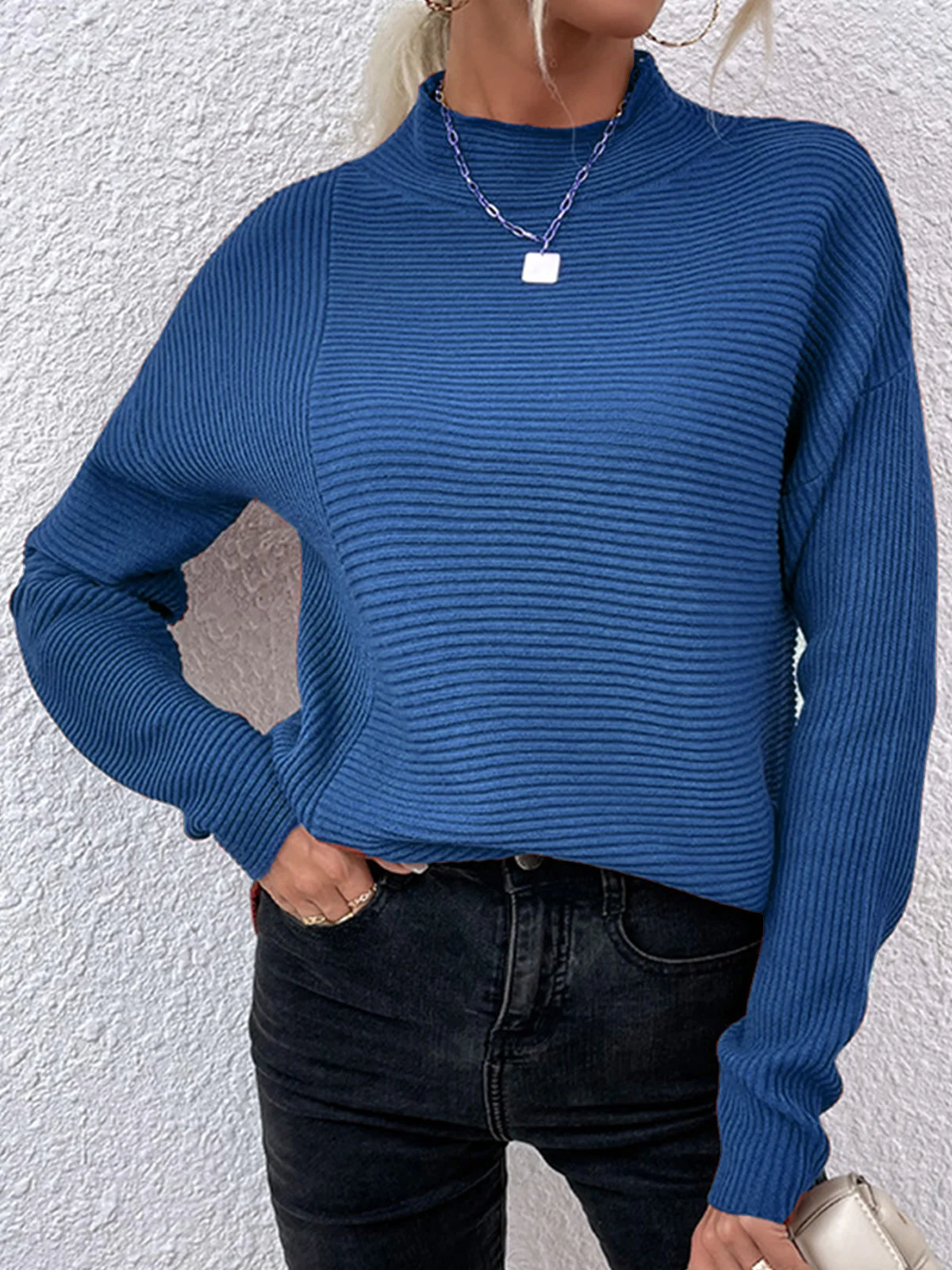 Casual Turtleneck Sweatshirt