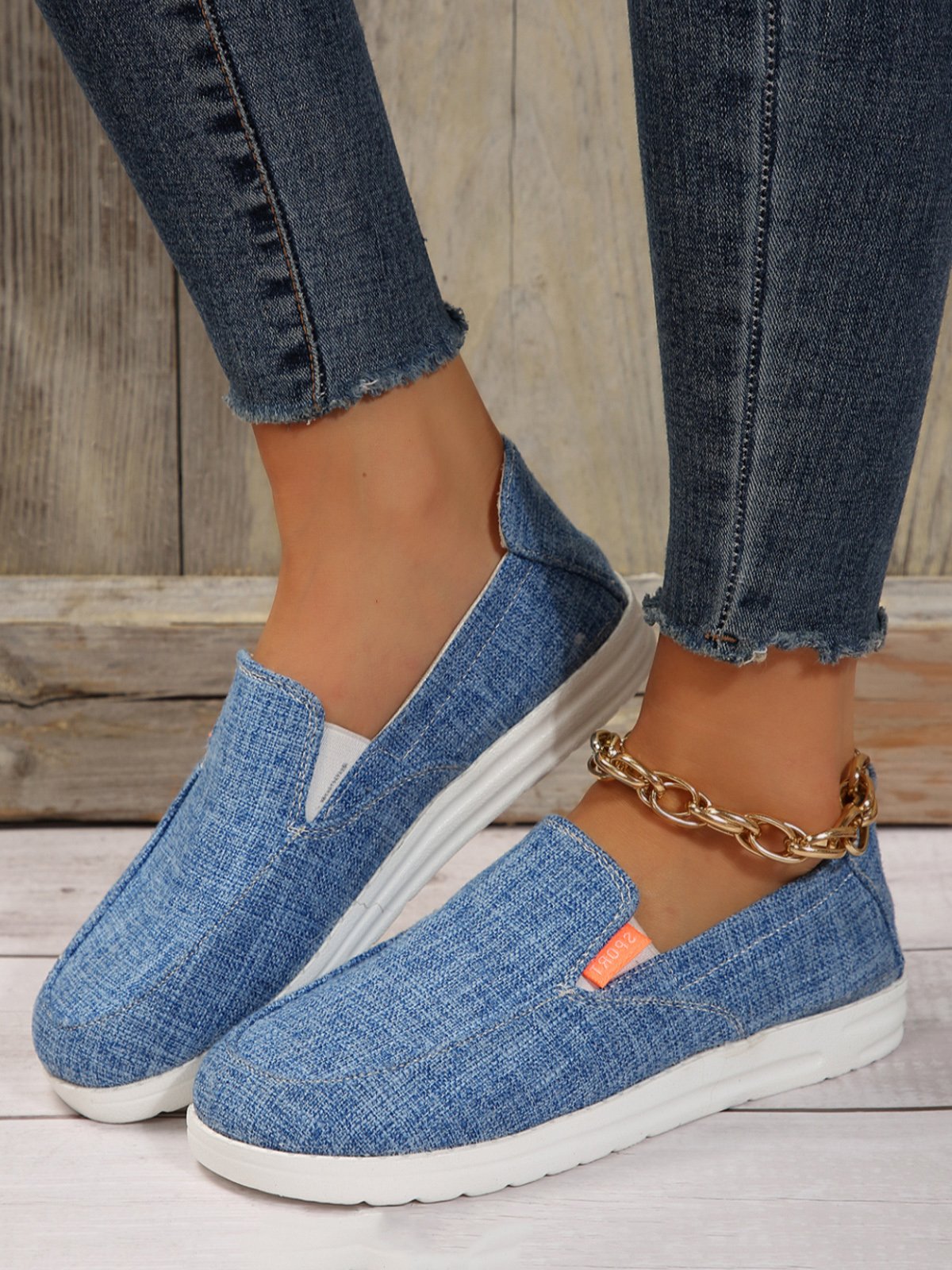 Women Casual Canvas Slip On Shoes | justfashionnow