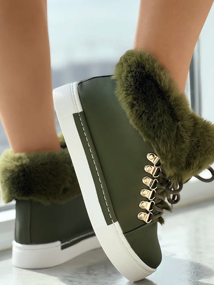 Casual Winter Cotton-Padded Boots