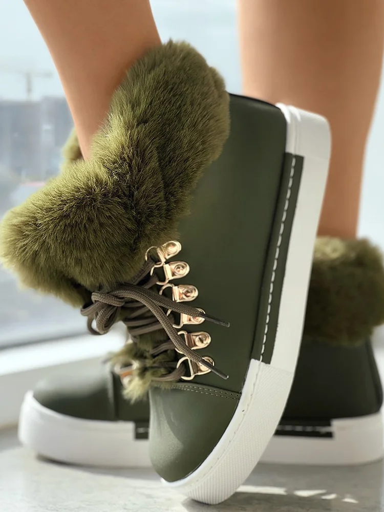 Casual Winter Cotton-Padded Boots