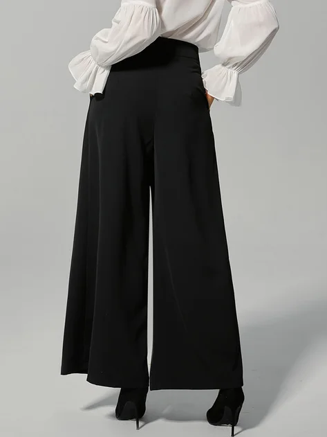 Plain Urban Regular Fit Fashion Pants