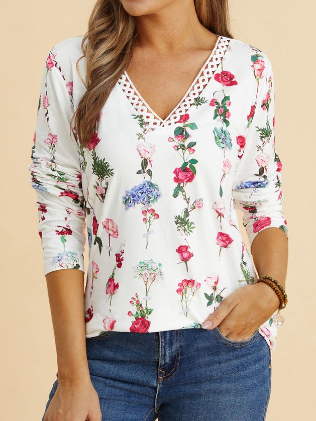 Floral Casual T-Shirt