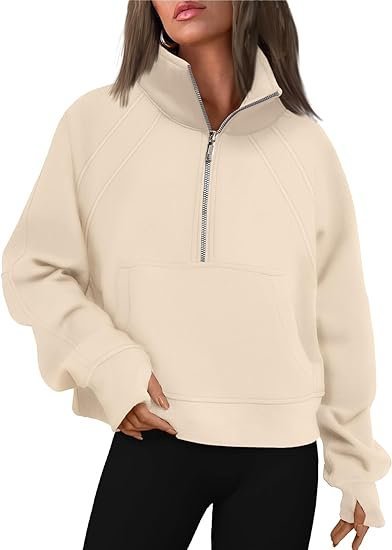 Women's Shawl Collar Plain Sports Spring/Fall Long Sleeve Sweatshirt