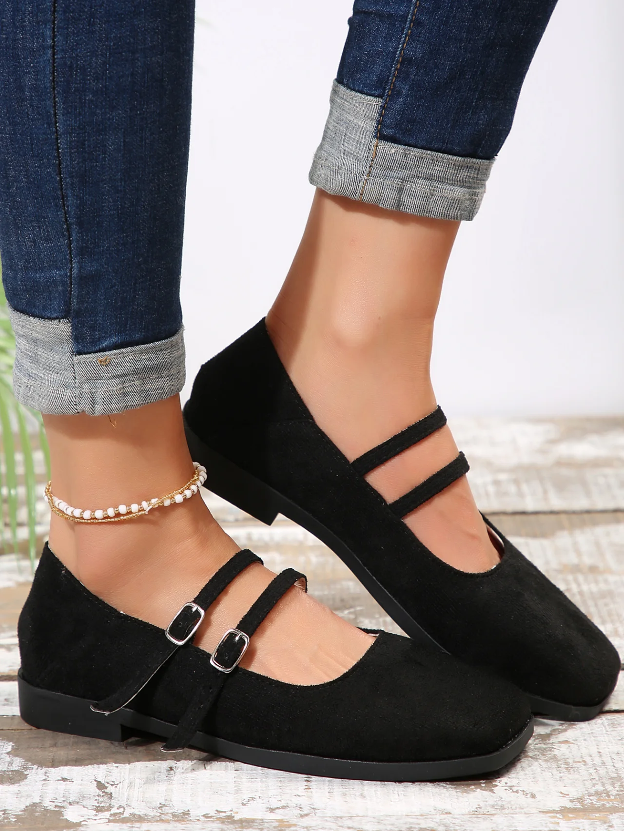 Casual All Season Faux Suede Shallow Shoes