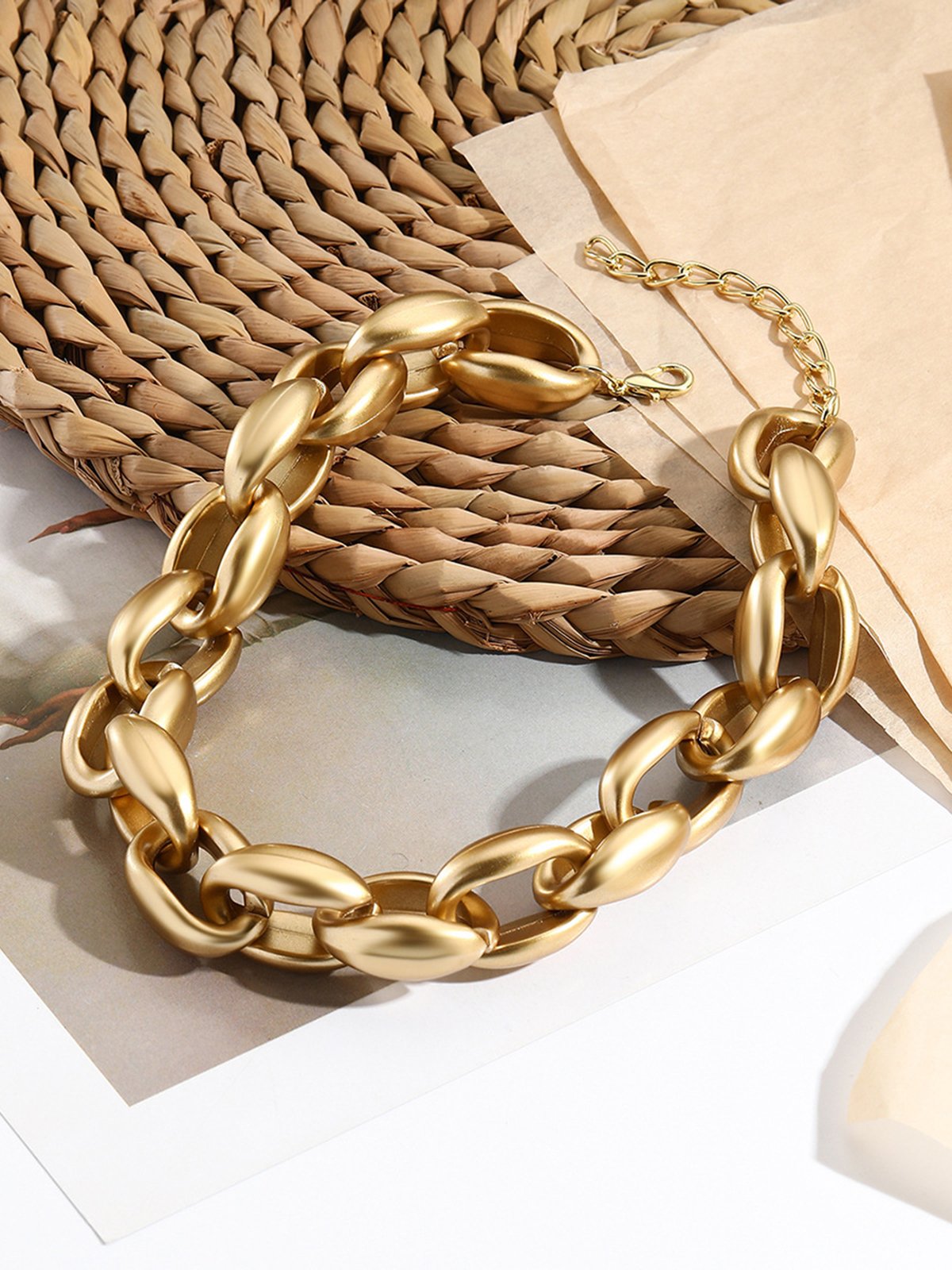 Exaggerated Chunky Chain Necklaces