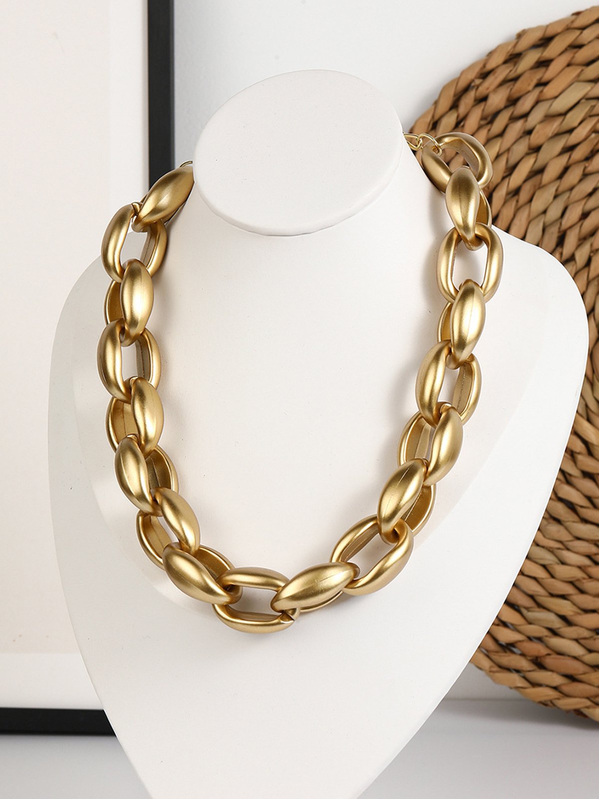 Exaggerated Chunky Chain Necklaces