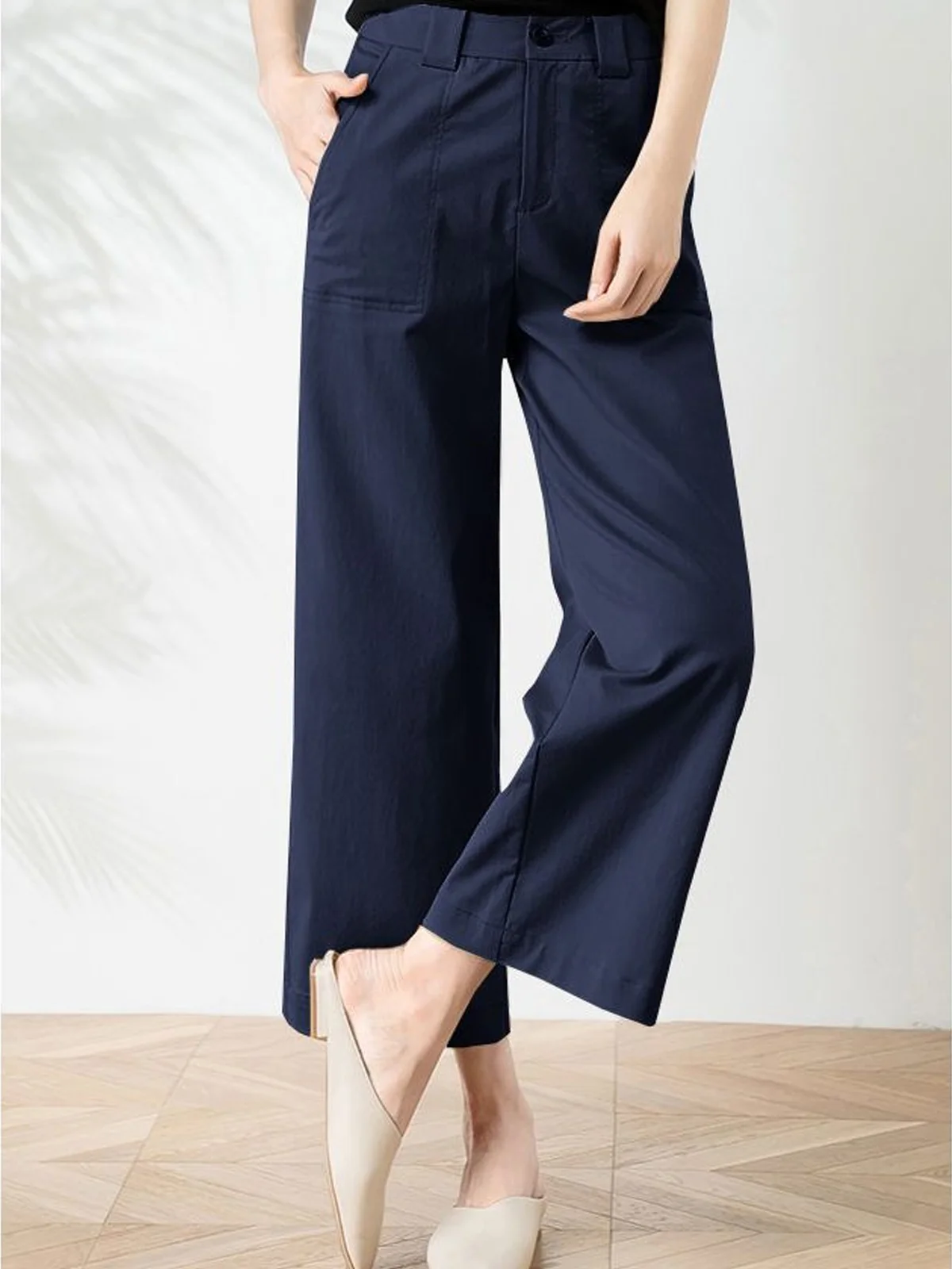 Women's Plain Long Pant Casual Spring/Fall Trousers