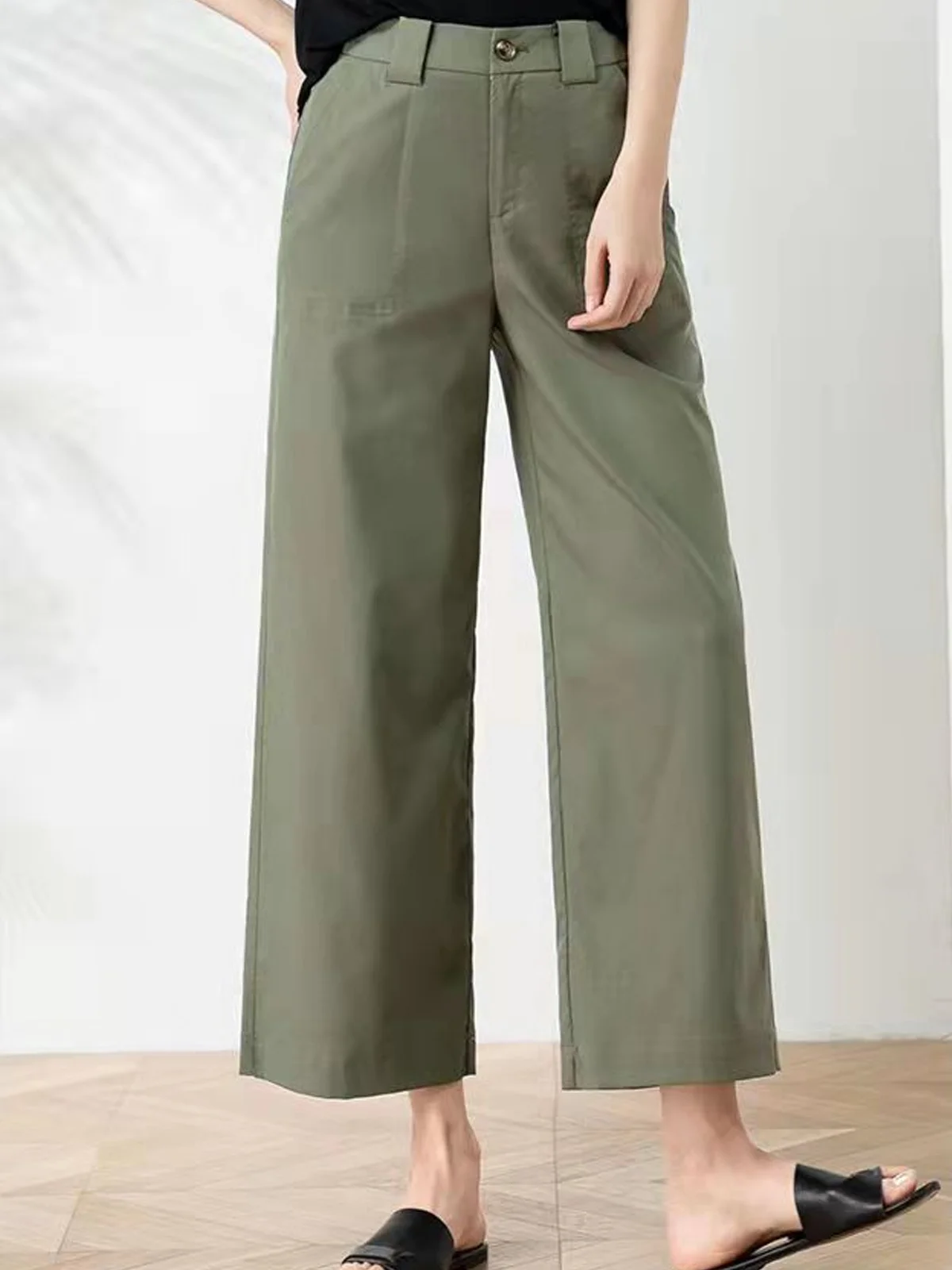 Women's Plain Long Pant Casual Spring/Fall Trousers