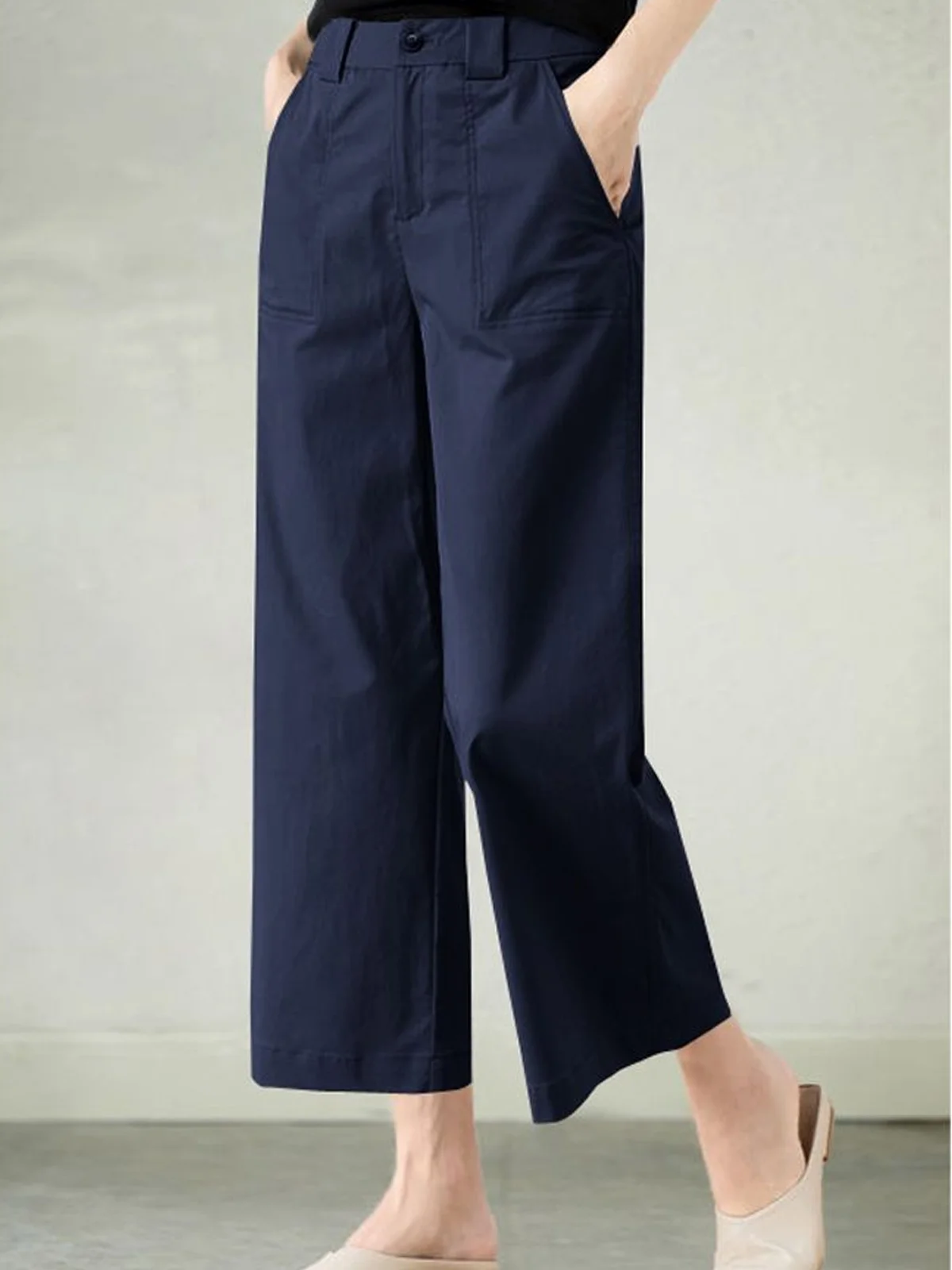 Women's Plain Long Pant Casual Spring/Fall Trousers