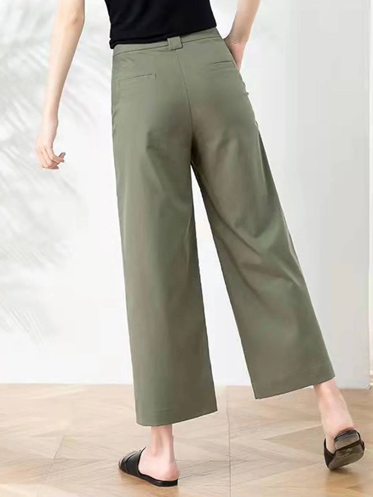 Women's Plain Long Pant Casual Spring/Fall Trousers