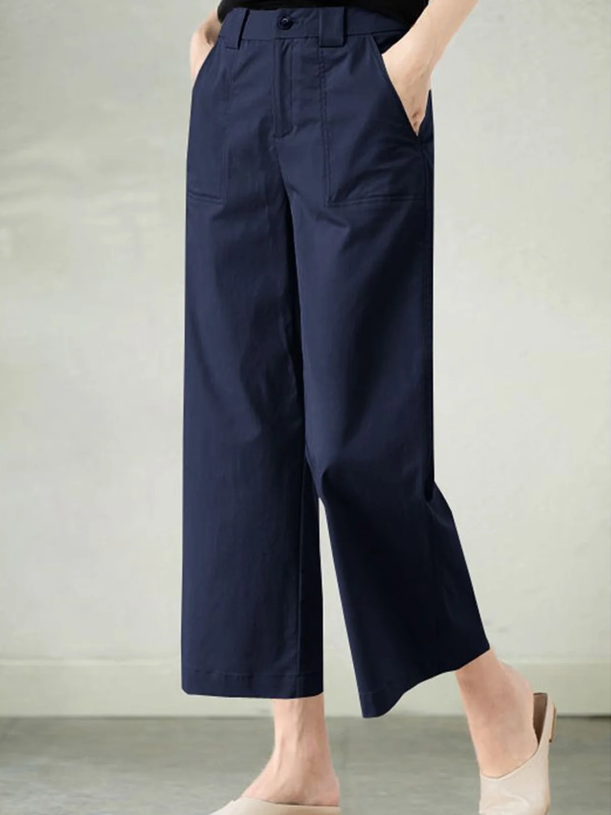 Women's Plain Long Pant Casual Spring/Fall Trousers