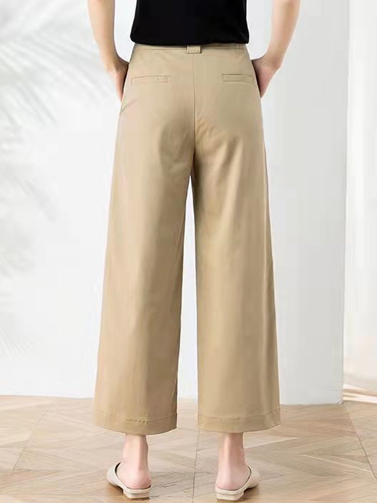 Women's Plain Long Pant Casual Spring/Fall Trousers