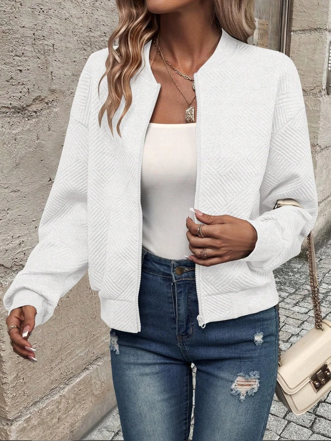 Women's Spring/Fall Outerwear Casual Plain Long Sleeve Hoodie Jacket