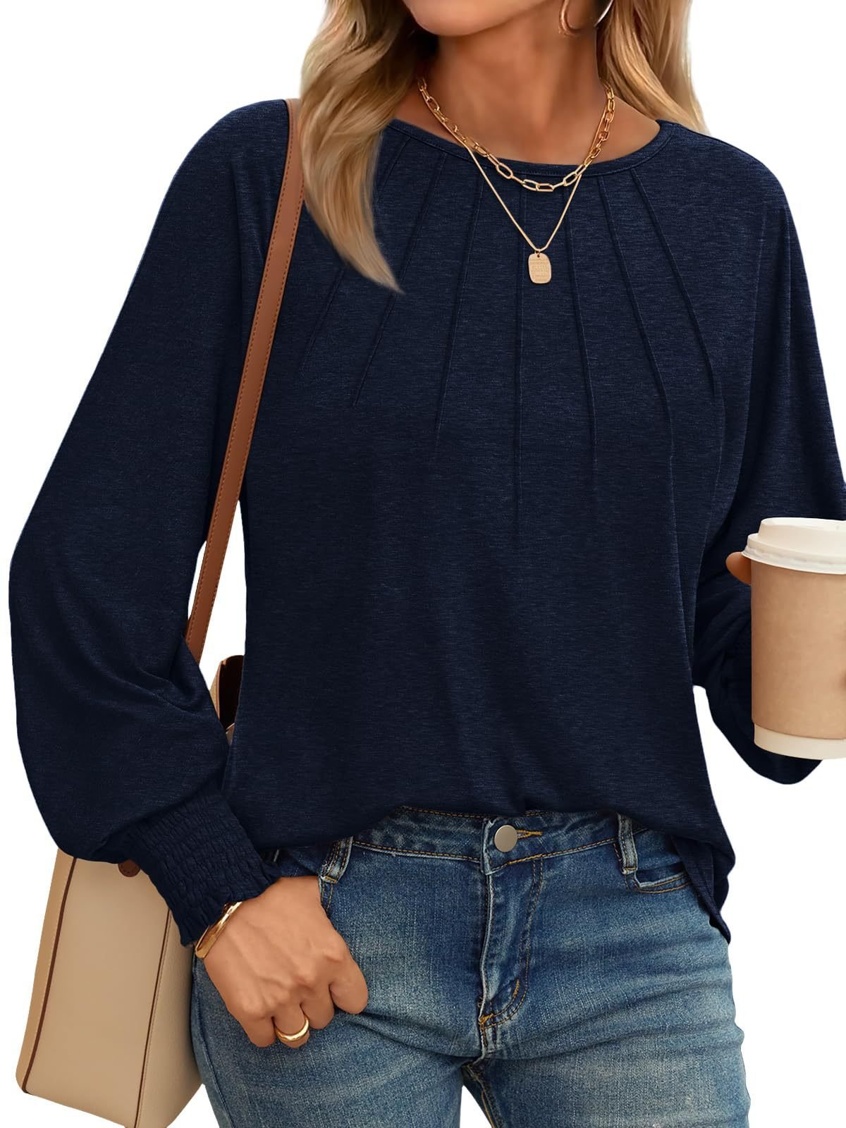 Women's Long Sleeve Tee T-shirt Spring/Fall Plain Lace Jersey Crew Neck Daily Going Out Casual Top