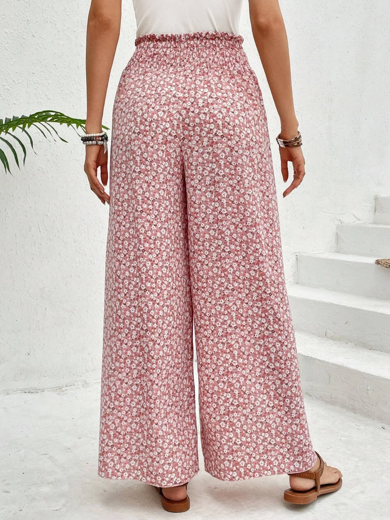 Women's Trousers Daily Going Out Casual Geometric Spring/Fall Pants