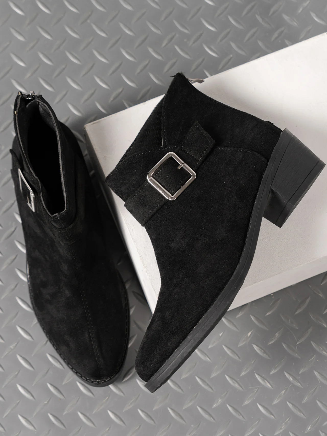 Plain Autumn Faux Suede Chelsea Boots