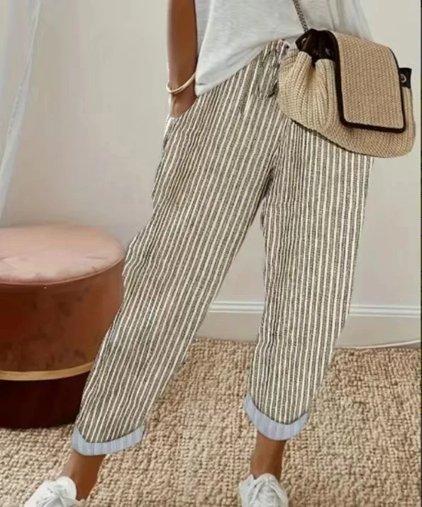 Women's Plain Long Pant Casual Spring/Fall Trousers