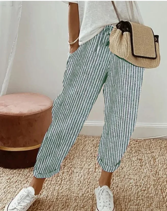 Women's Plain Long Pant Casual Spring/Fall Trousers