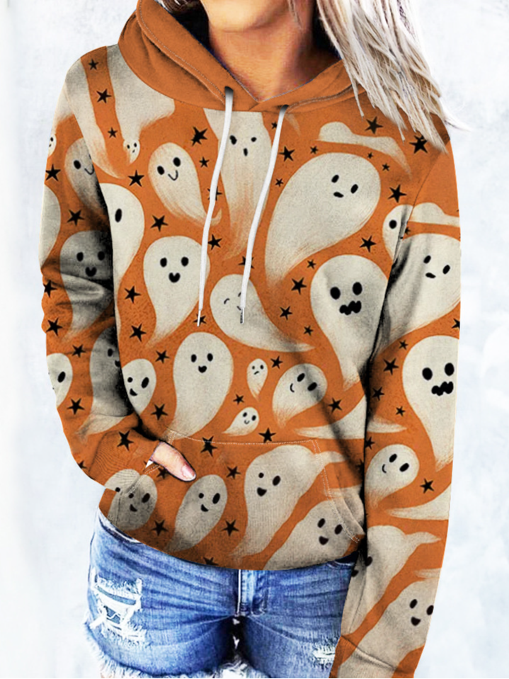 Women's Hoodie Halloween Casual Spring/Fall Long Sleeve Sweatshirt