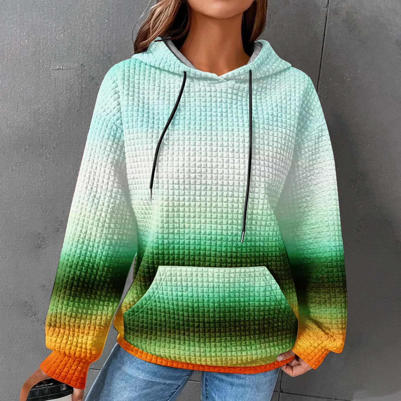 Women's Hoodie Abstract Casual Spring/Fall Long Sleeve Sweatshirt