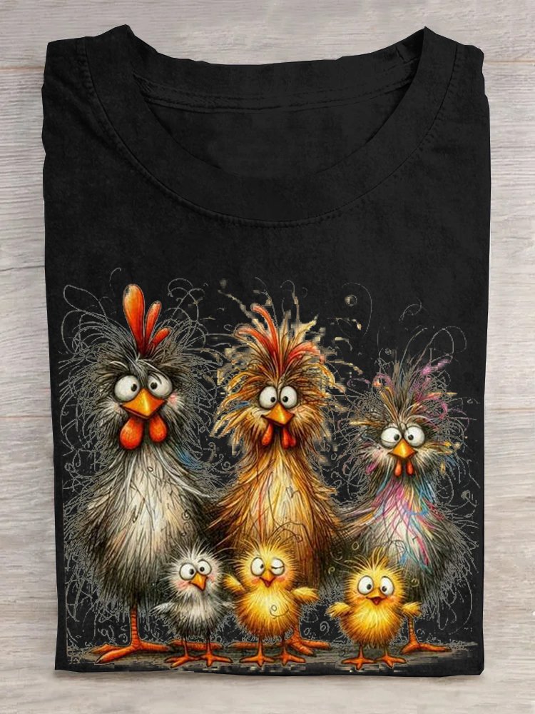 Women's Short Sleeve Tee T-shirt Summer Turkey Crew Neck Casual Top