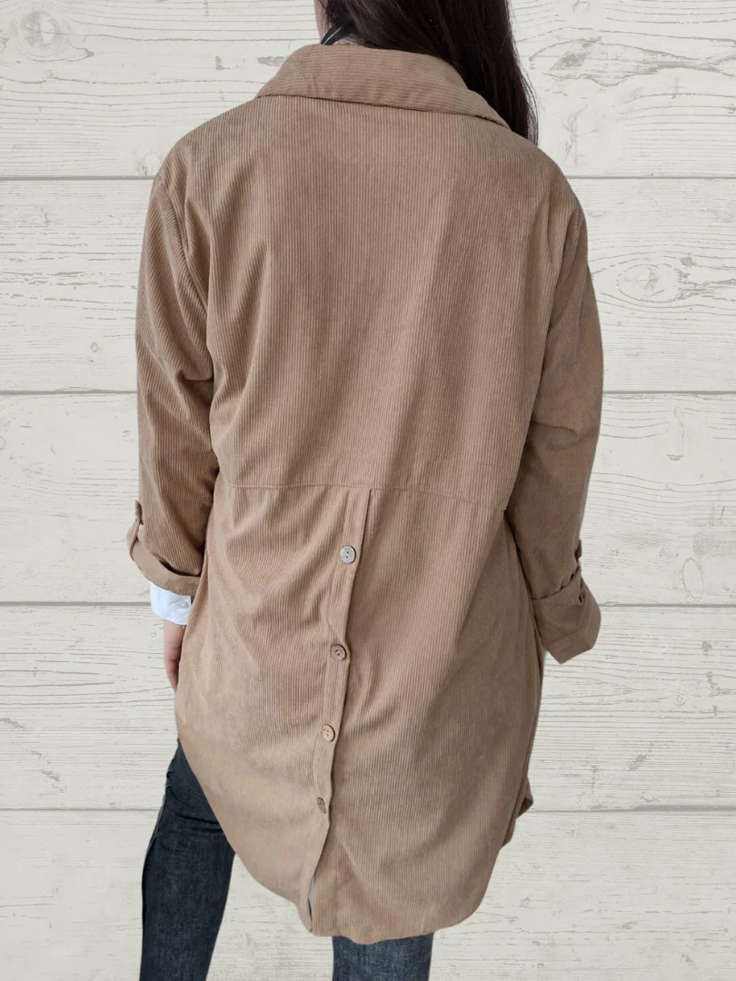 Women's Spring/Fall Outerwear Casual Zipper Plain Long Sleeve Shirt Collar Jacket