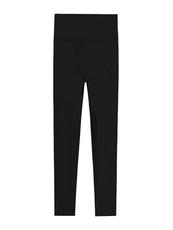 Women's Casual Plain Spring/Fall Fleece Ankle Pants Leggings