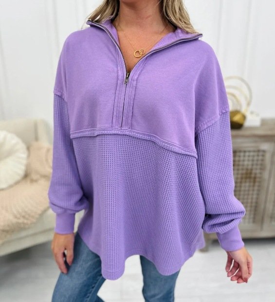 Women's Shawl Collar Plain Zipper Casual Spring/Fall Long Sleeve Sweatshirt