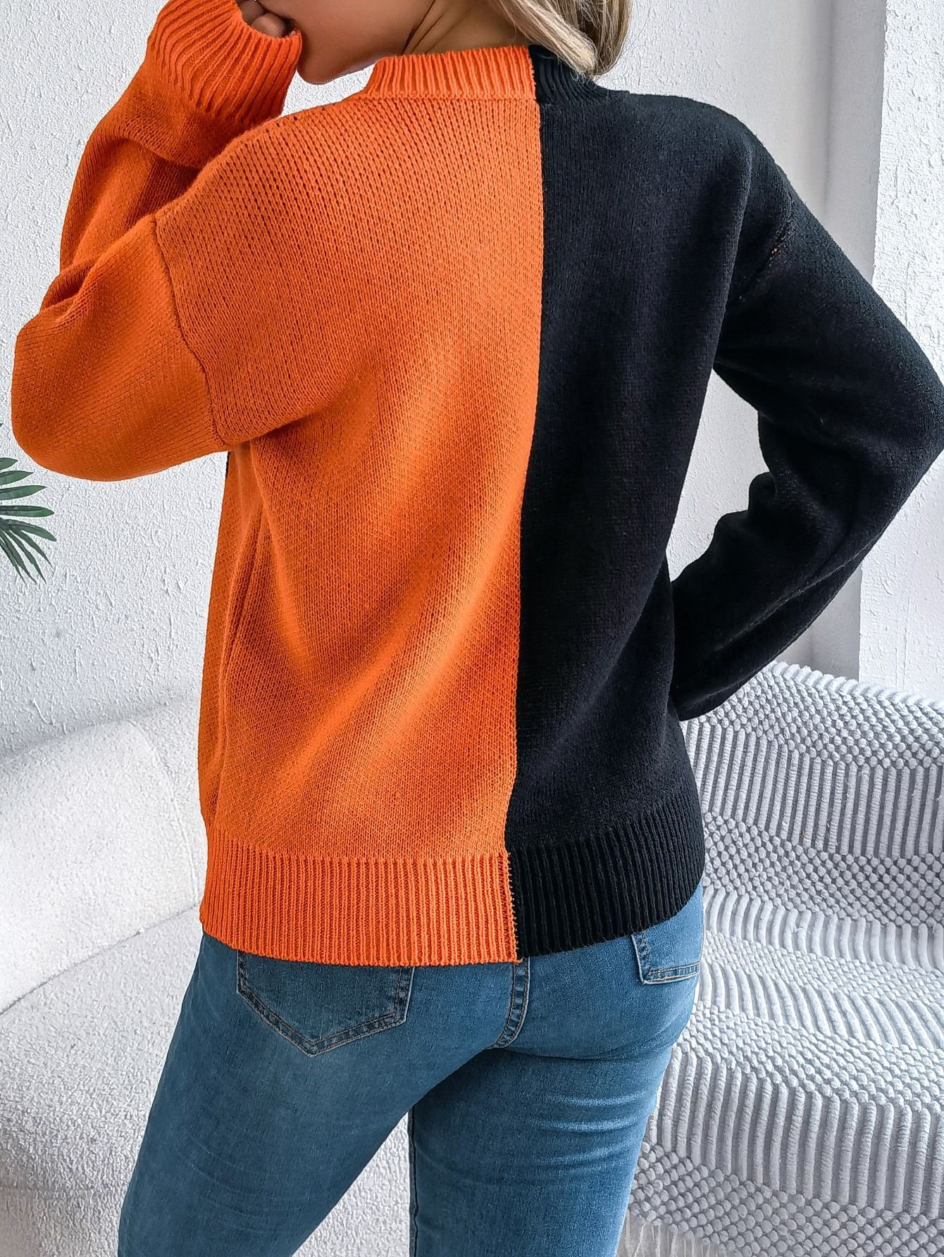 Women's Spring/Fall Halloween Casual Long Sleeve Crew Neck Wool/Knitting Sweater