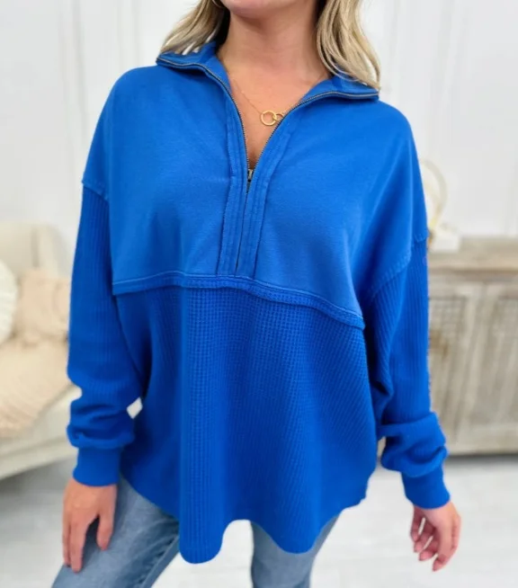 Women's Shawl Collar Plain Zipper Casual Spring/Fall Long Sleeve Sweatshirt