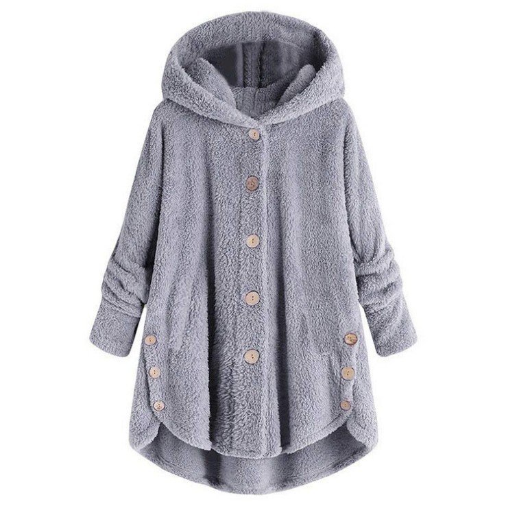 Women's Spring/Fall Outerwear Casual Plain Long Sleeve Hoodie Jacket