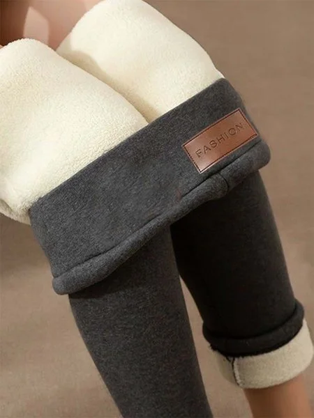 Women's Casual Plain Winter Long Leggings