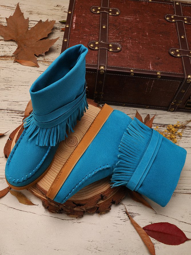 Winter Pu Cotton-Padded Boots