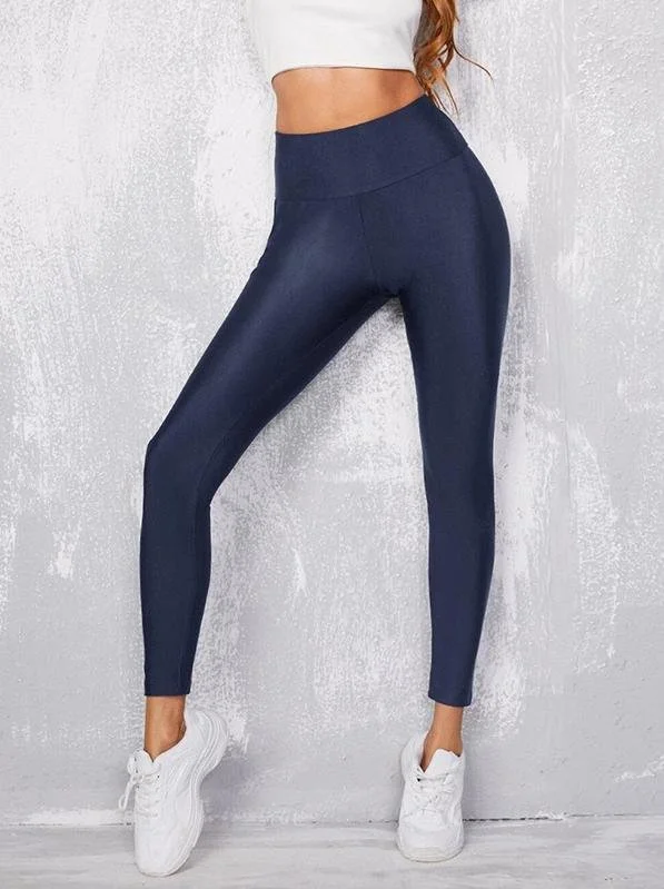 Women's Casual Plain All Season Ankle Pants Leggings