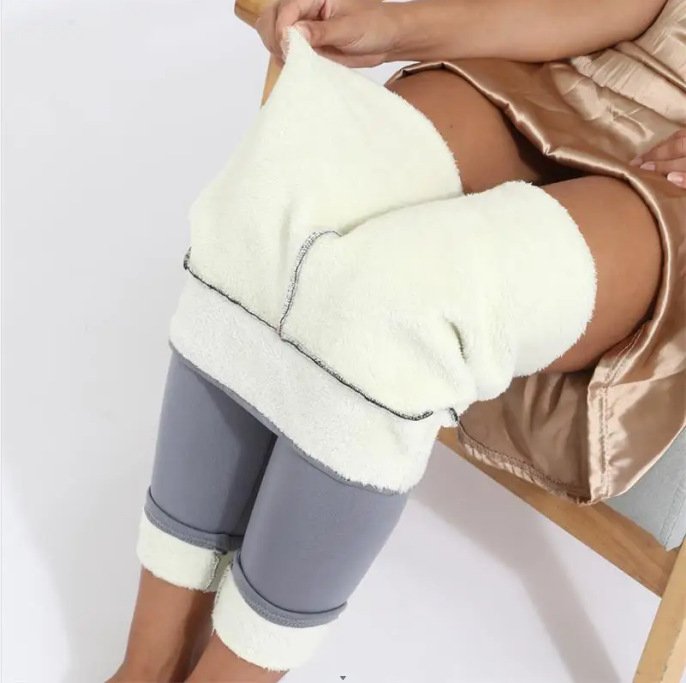 Women's Casual Plain Winter Ankle Pants Leggings