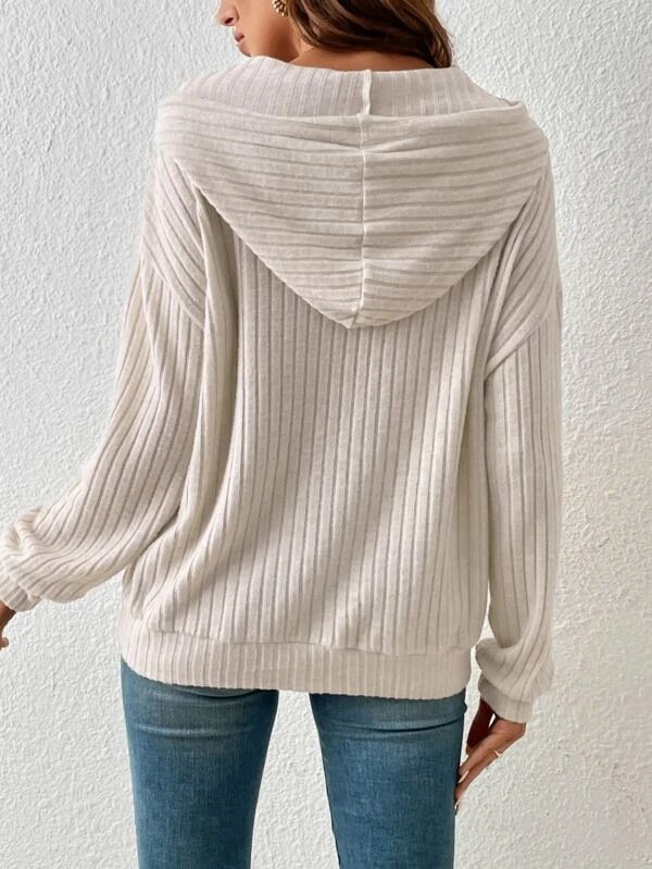 Women's Plain Spring/Fall Long Sleeve Casual Daily Hoodie