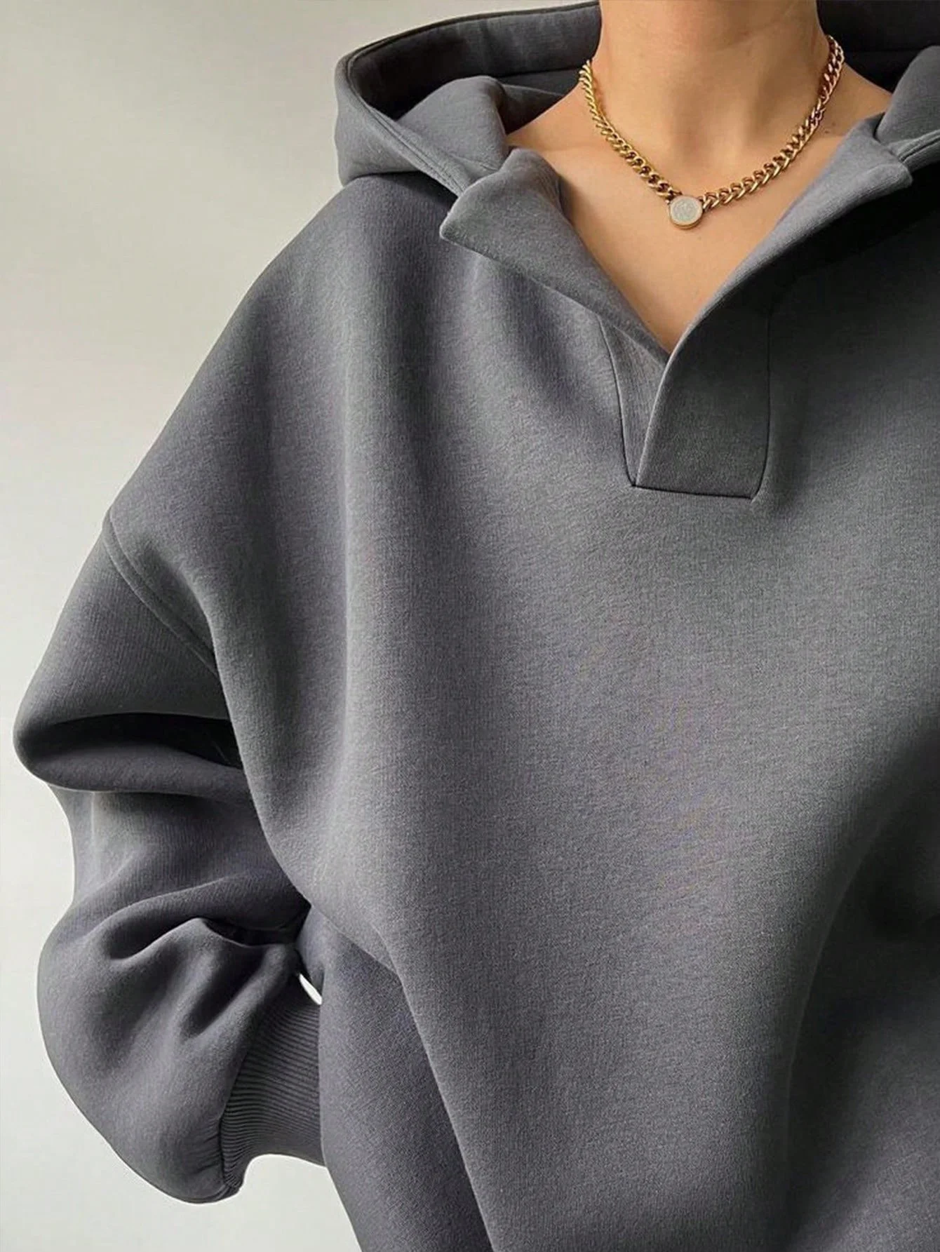 Women's Plain Spring/Fall Long Sleeve Casual Daily Hoodie