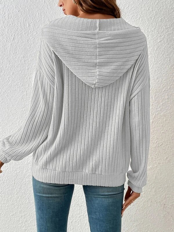 Women's Plain Spring/Fall Long Sleeve Casual Daily Hoodie