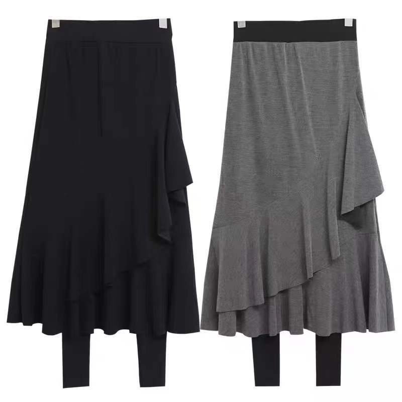 Women's Casual Plain Spring/Fall Skirt