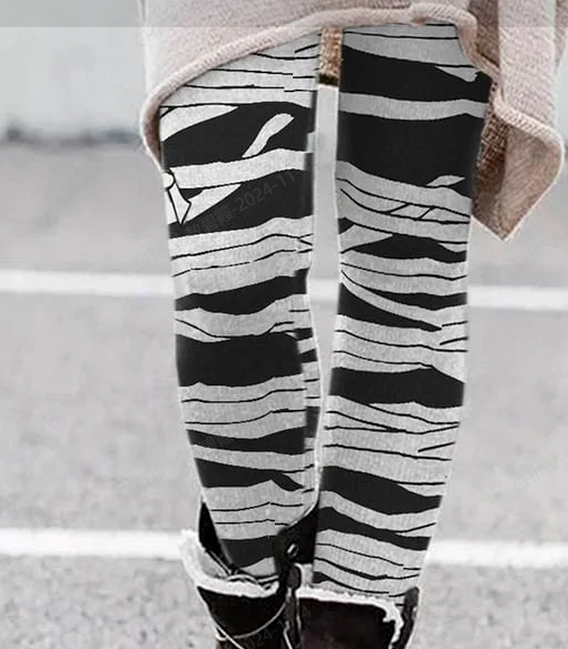 Women's Color Block Casual All Season Long Leggings