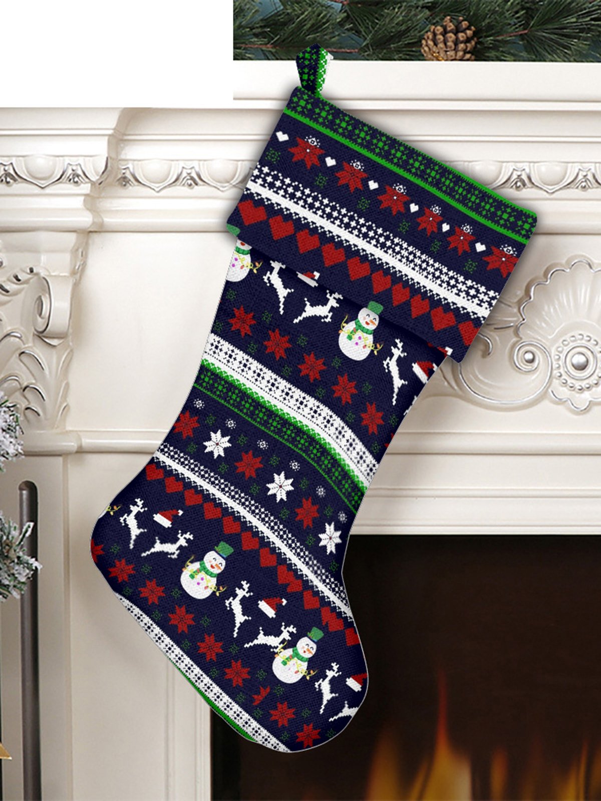 Christmas Print Socks