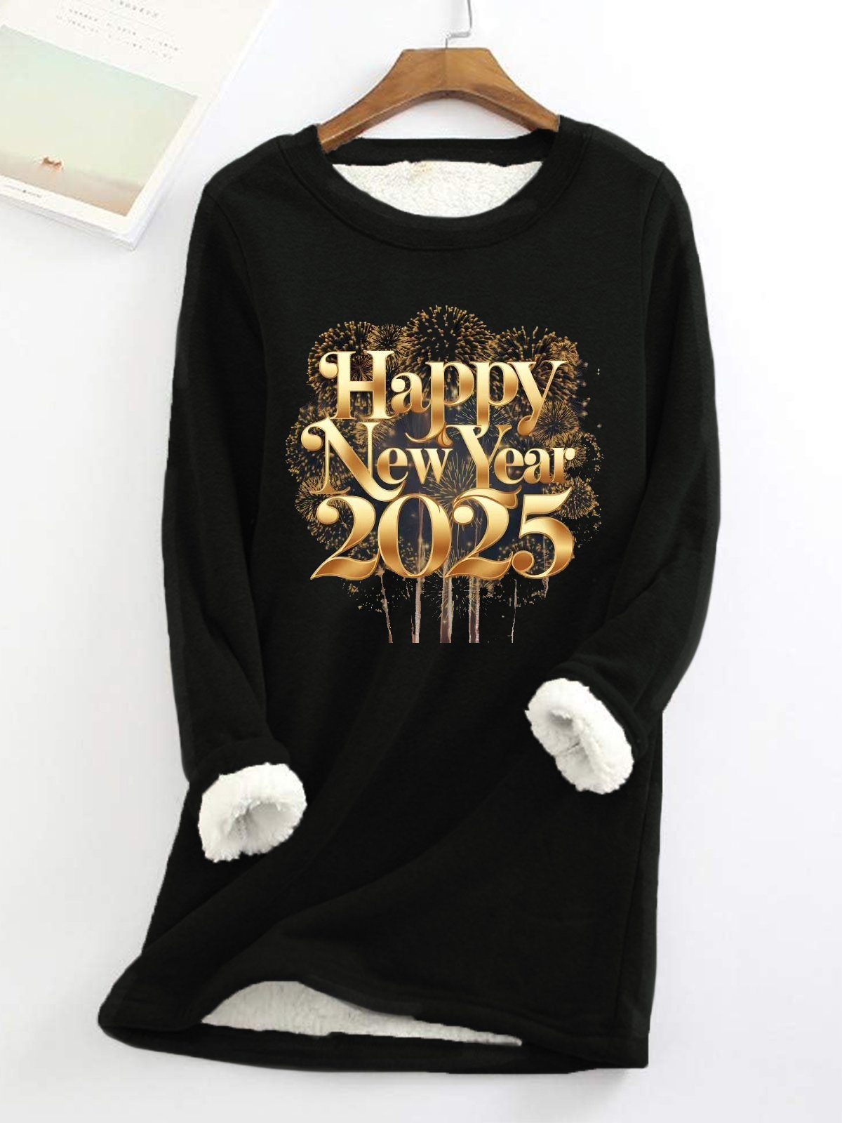 Women's Crew Neck Christmas Casual Winter Long Sleeve Sweatshirt